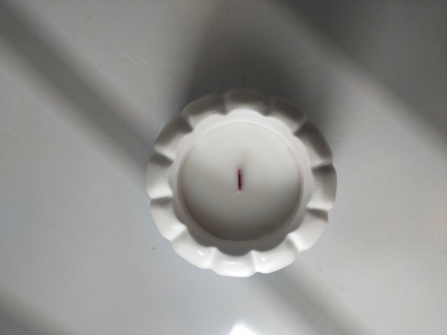 Pumpkin-Shaped Candle with Wooden Wick