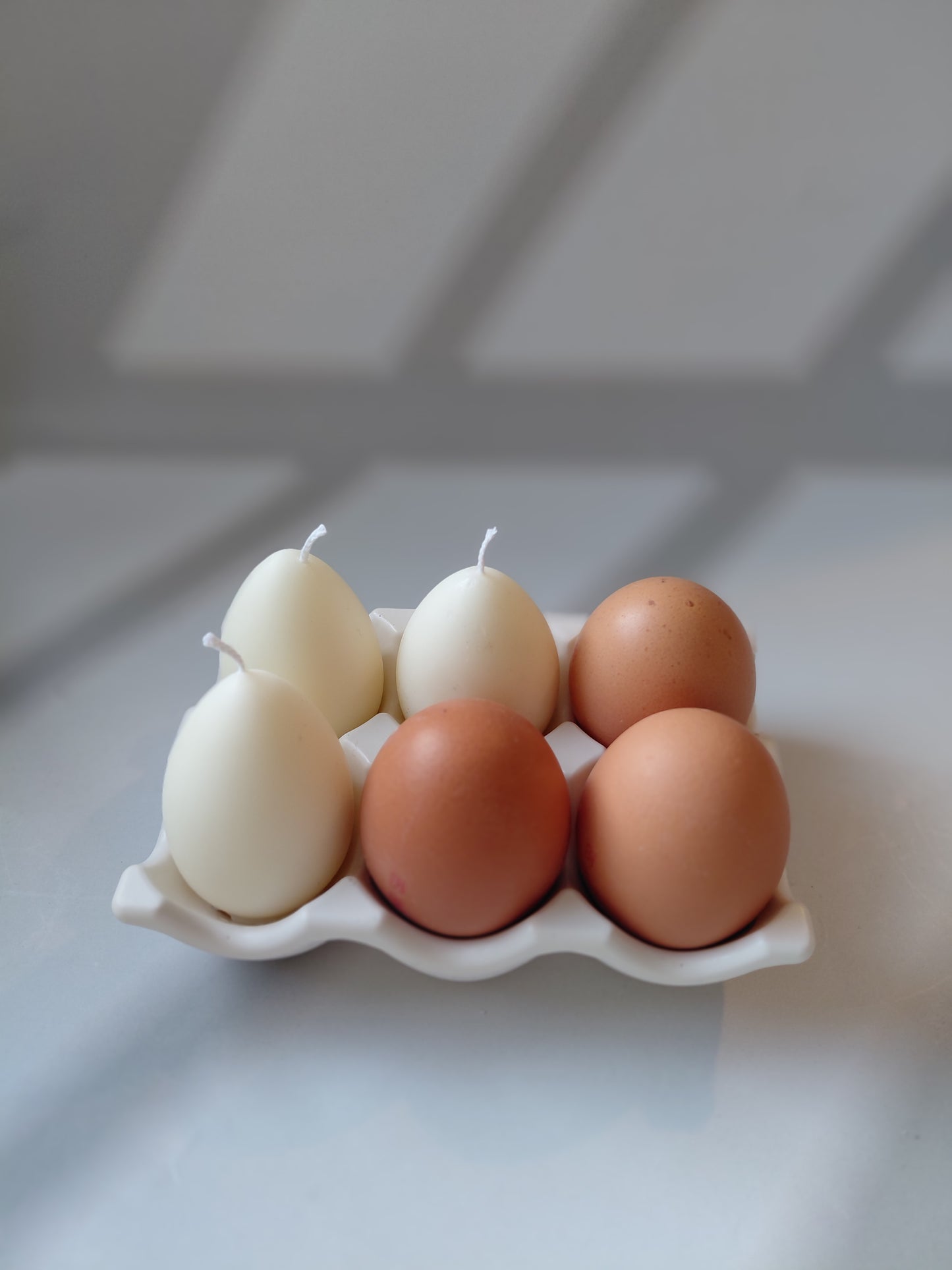 Egg Holder Candle Set – Handcrafted Soy Wax Candles