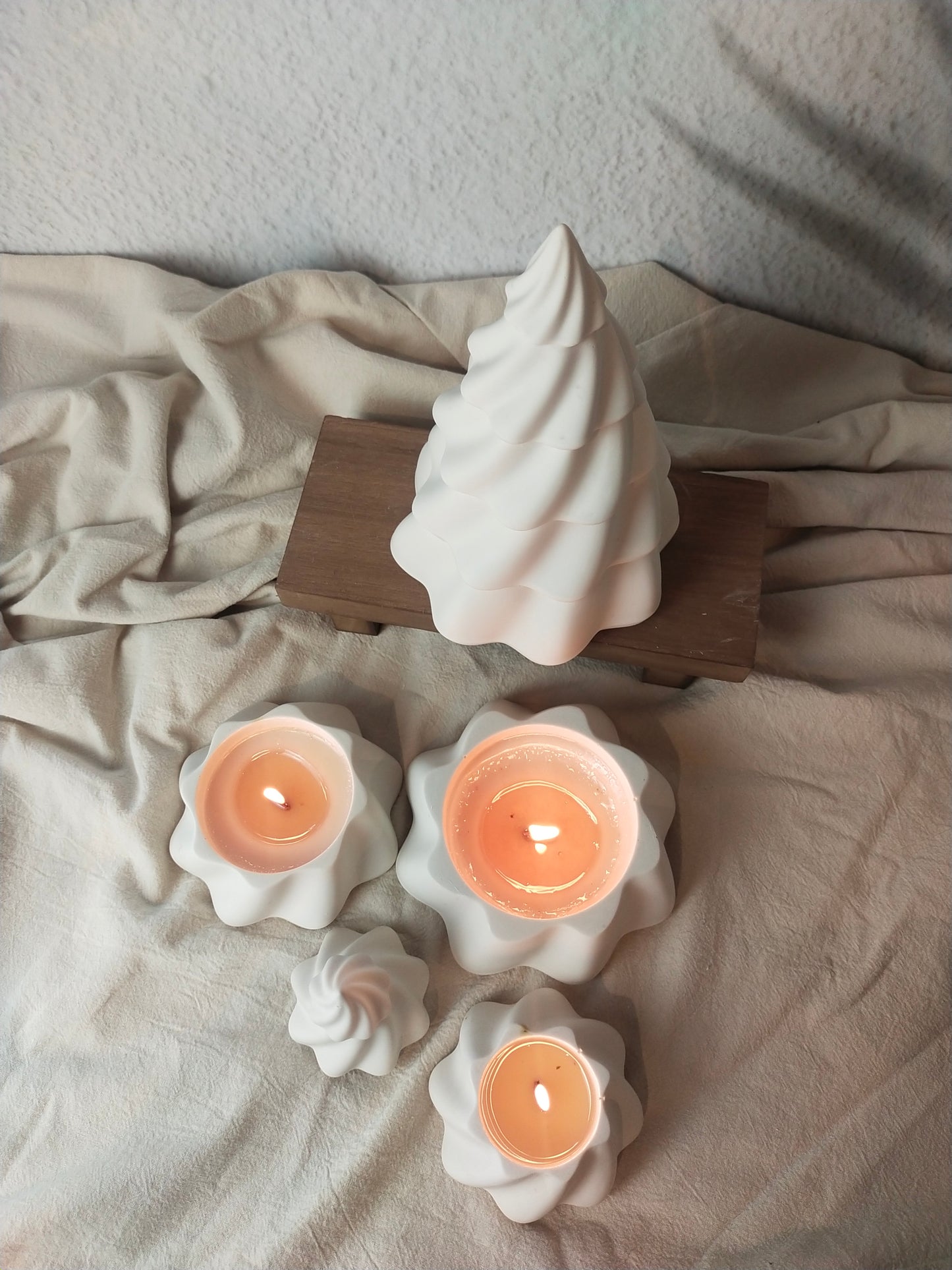 Christmas Tree Candle Set