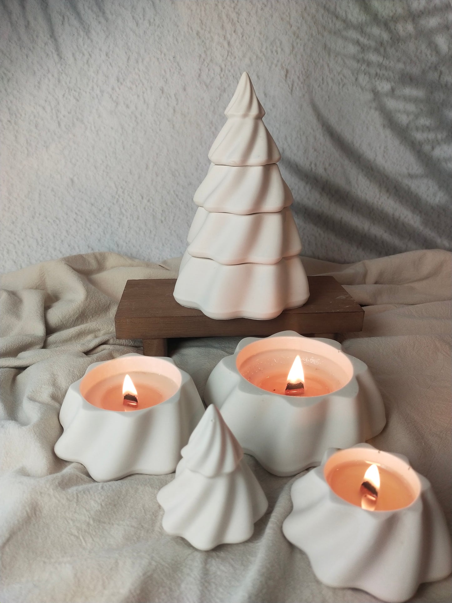 Christmas Tree Candle Set